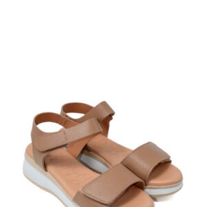 SANDALO TUAPE CON VELCRO "OH MY SANDALS" mod. 5660 TAUPE