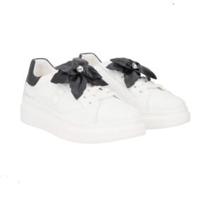 SNEAKER DONNA TOSCABLU BIANCO CON FIORE NERO SS2503S020