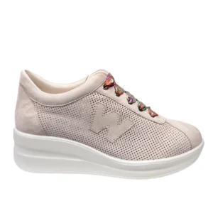 SNEAKER MELLUSO WALK  BEIGE LACCI COLORATI R20245Z