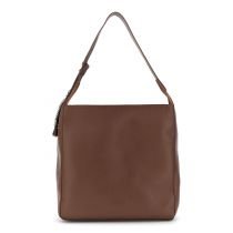 Sacca morbida CafèNoir in similpelle TESTA DI MORO  -NS0944 T.MORO