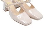 SLINGBACK NACREE PUNTA QUADRATA VERNICE NUDE - 4427008 NUDE - immagine 3