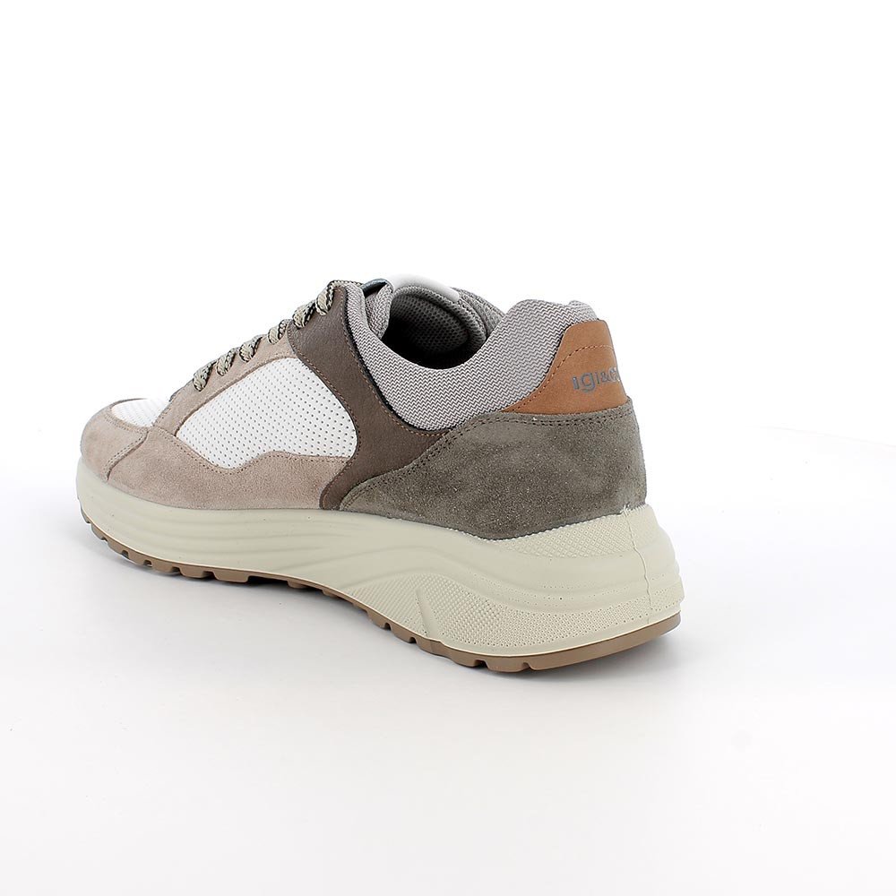 SNEAKERS UOMO IGI&CO BIANCO/BEIGE 1119922 - immagine 2