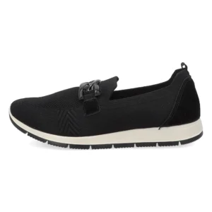 SLIP ON DONNA  TESSUTO NERO  ENVAL SOFT   1263800