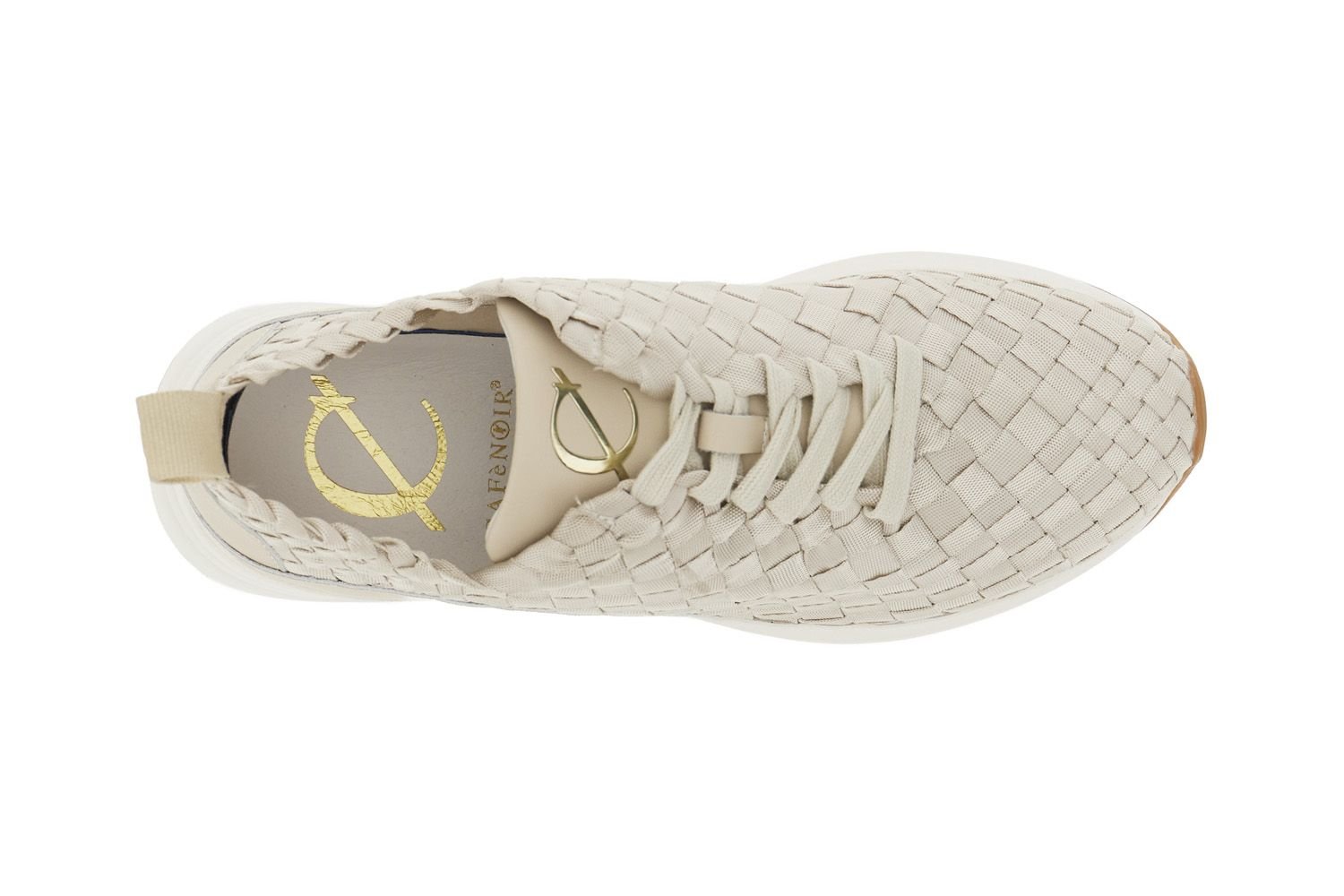 SNEAKERS CAFèNOIR RUNNING INTRECCIATA BEIGE DH9001 BEIGE - immagine 4