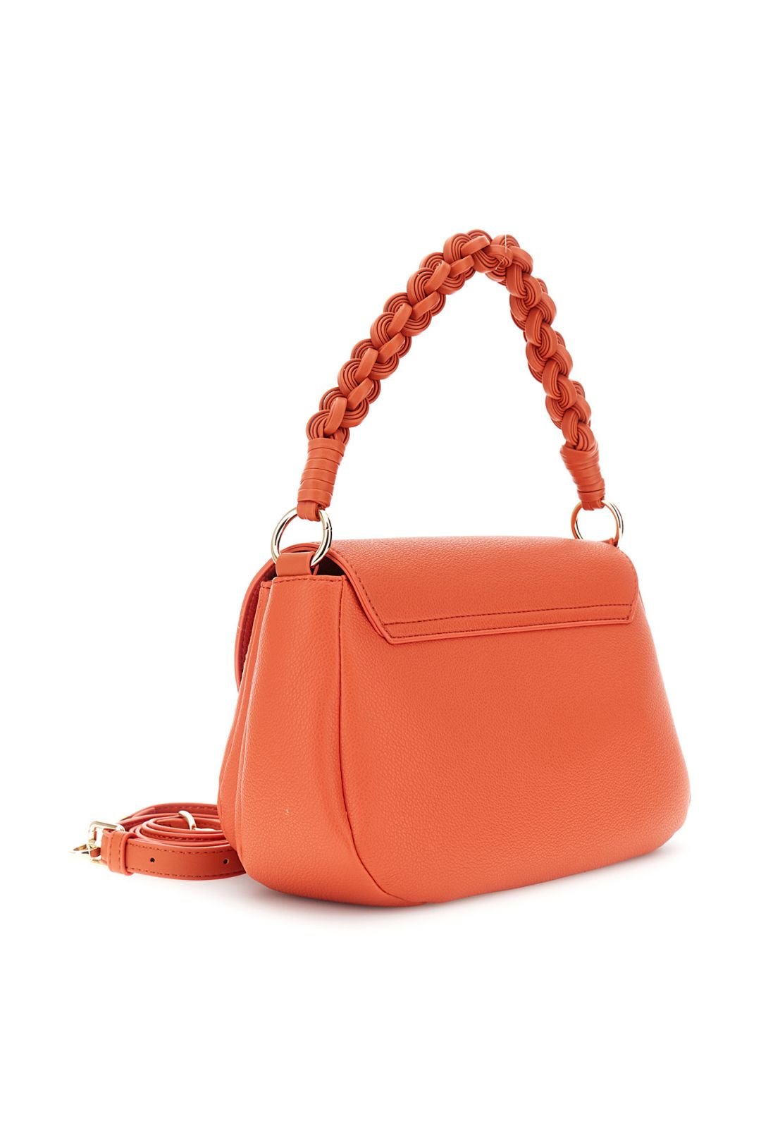 BORSA A MANO CAFE'NOIR CON PATTINA, MANICO INTRECCIATO - MF1020 CORALLO - immagine 3