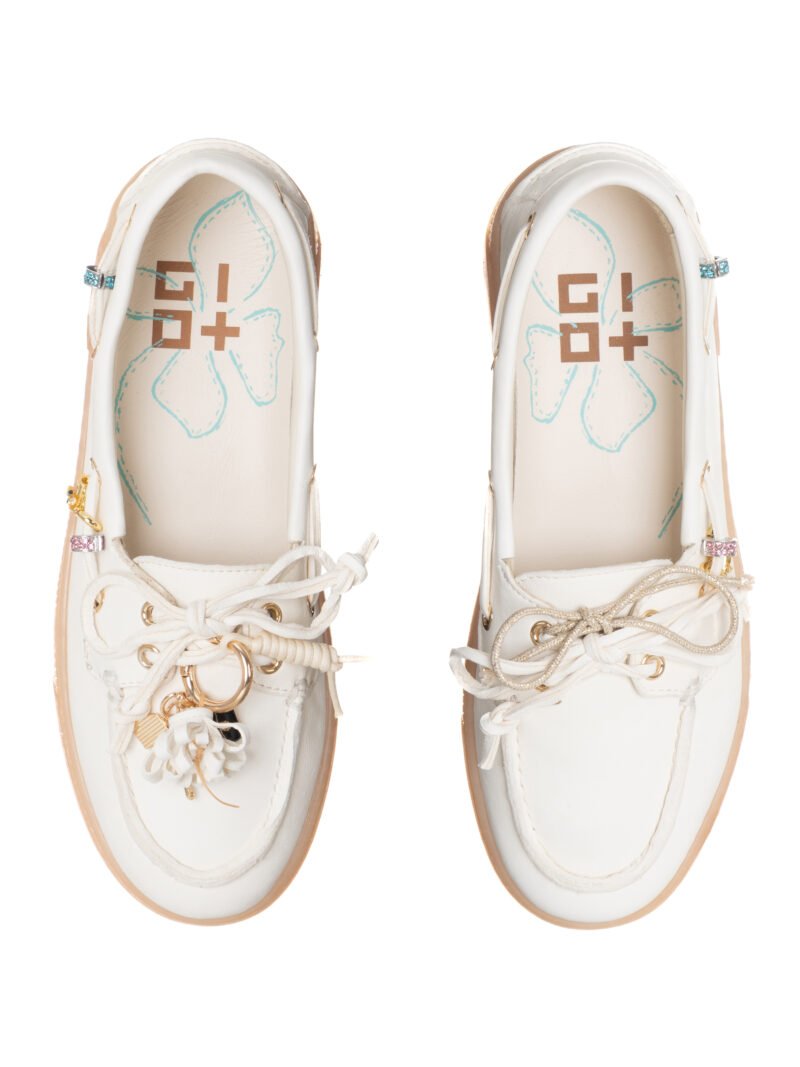 MOCASSINO DONNA GIO+ BIANCO mod. MOKA06 - immagine 2