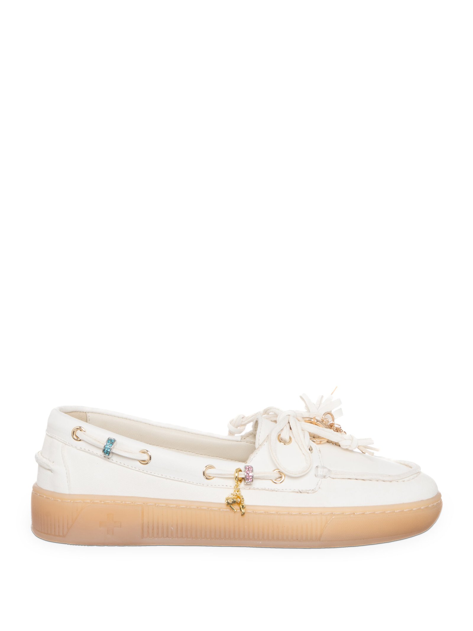 MOCASSINO DONNA GIO+ BIANCO mod. MOKA06 - immagine 5