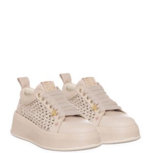 SNEAKERS DONNA GIO+ BEIGE    mod.  OLIVA50A