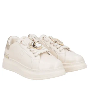 SNEAKERS DONNA TOSCABLU BEIGE ACCESSORIO CUORE SS2602S012