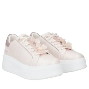 SNEAKERS DONNA TOSCABLU IN PELLE CON ACCESSORIO ROSA SS2603S024