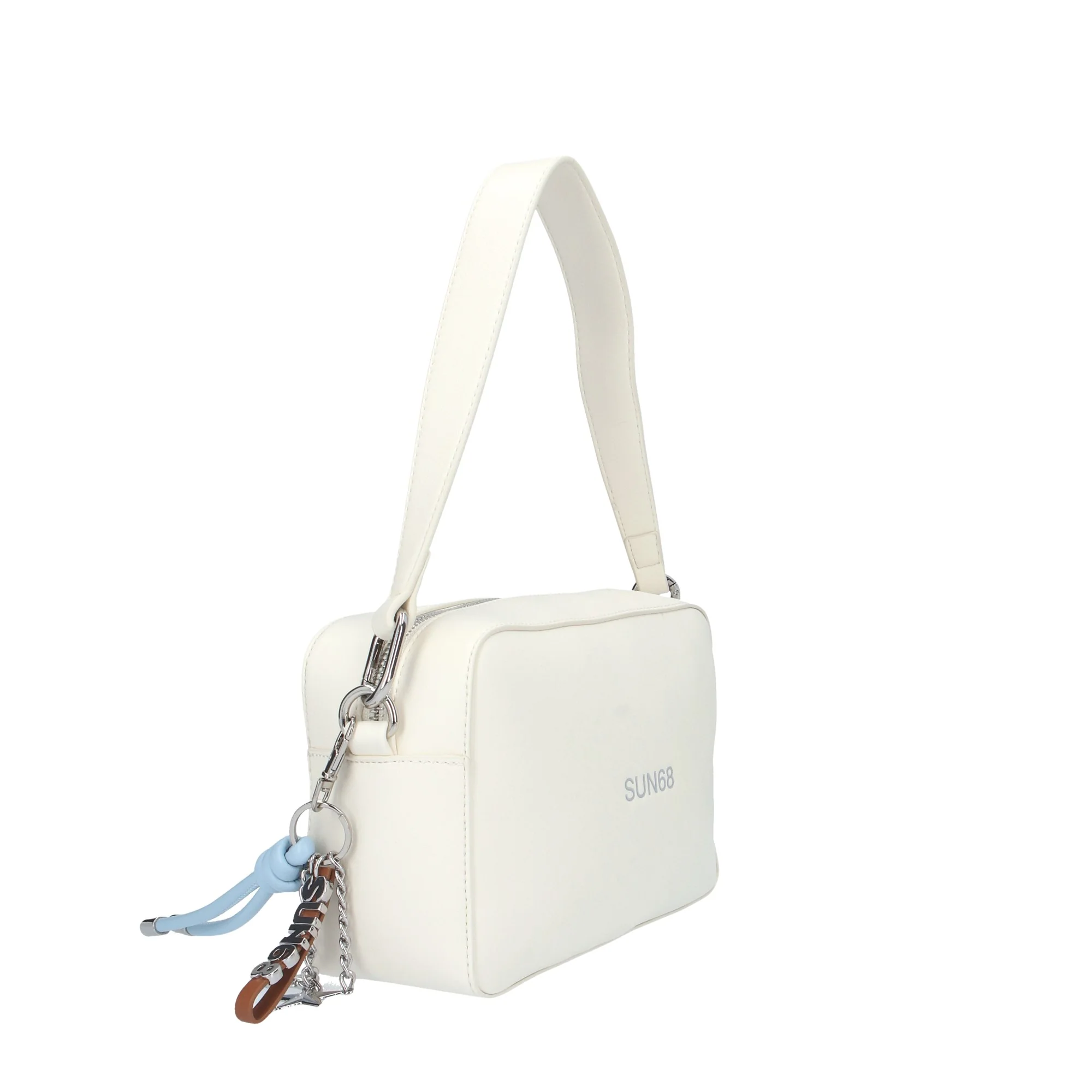 BORSA A SPALLA SUN68 Y36213 BIANCO PANNA - immagine 3