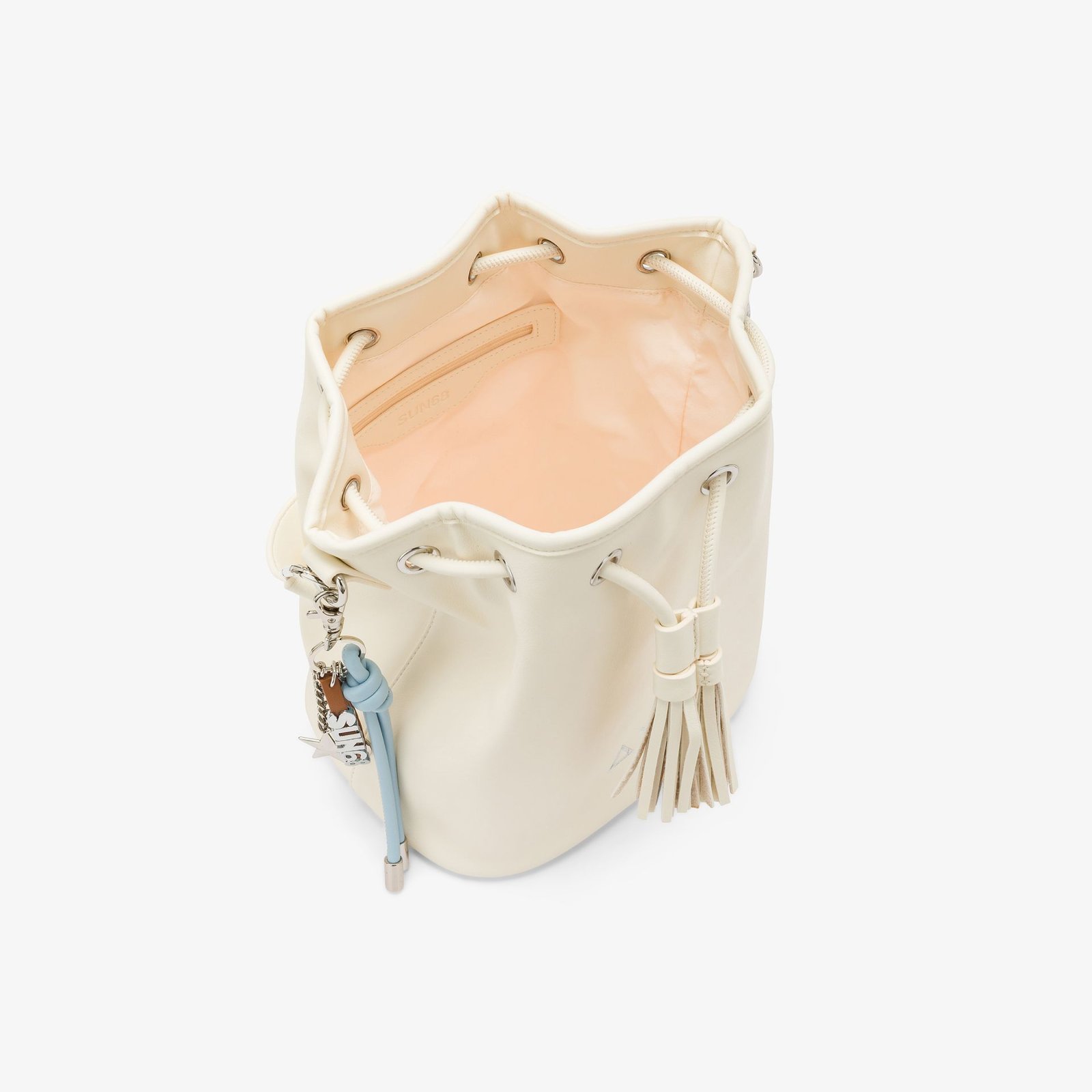 BORSA A SECCHIELLO SUN68 Y36215 BIANCO PANNA - immagine 2