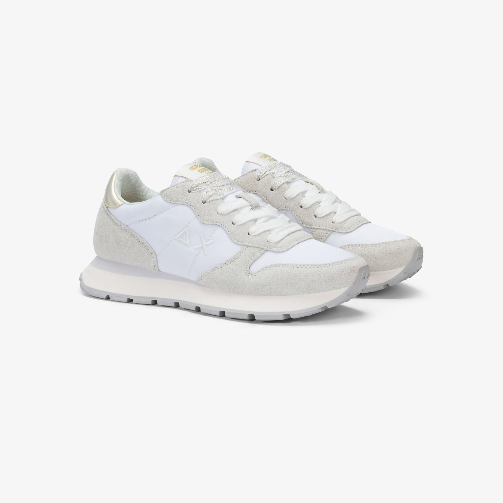SNEAKERS DONNA ALLY GOLD SILVER SUN68 Z36202 BIANCO - immagine 4