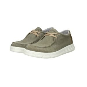 MOCASSINO ALLACCIATO UOMO TESSUTO MILITARE   7615311