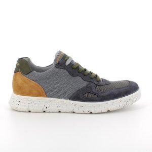 SNEAKERS UOMO ALLACCIATA GRIGIO/VERDE   7615522