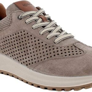 SNEAKER UOMO CAMOSCIO BEIGE TRAFORATA 7434744