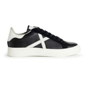 MUNICH RETE UOMO IN PELLE NERO/BIANCO 8080081